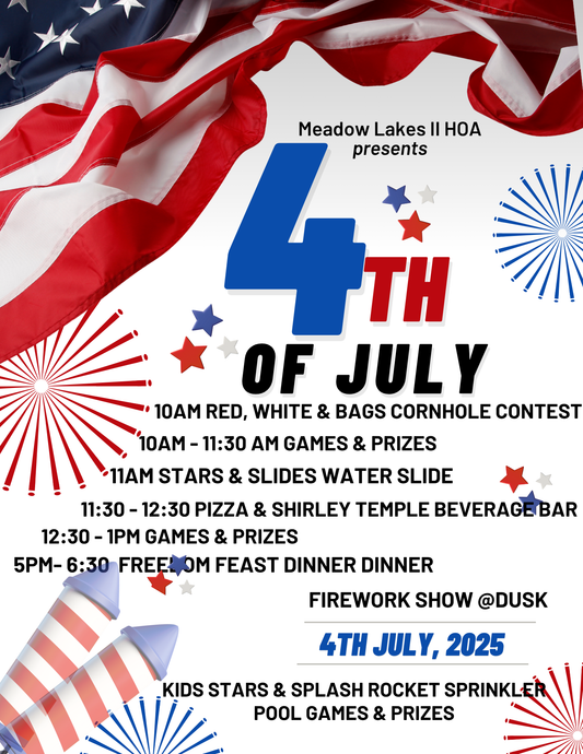 4th of July Party Information!